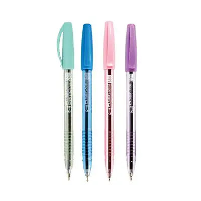 FABER-CASTELL ปากกาลูกลื่น สีน้ำเงิน ขนาด 0.5มม. (10ด้าม)